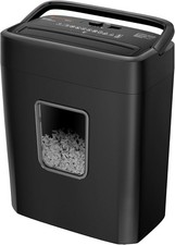 Bonsaii C261-C 8-Sheet Cross-Cut Paper Shredder Home/Office 16L Bin – New Other
