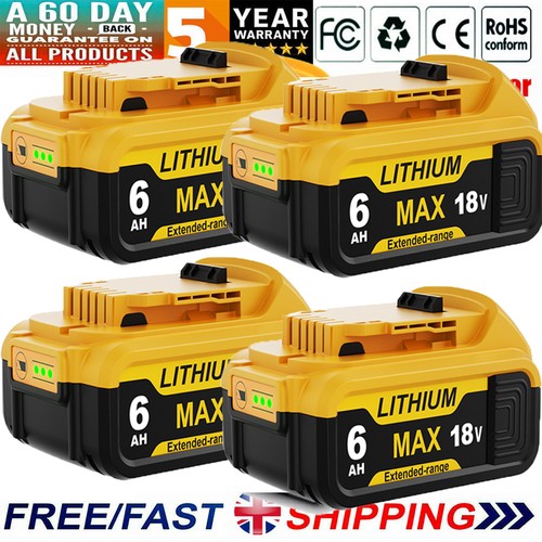 0ah for dewalt 18v - 6.0ah,