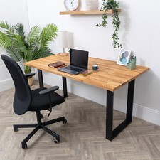 Solid Oak Industrial Wooden