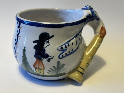 Vintage faience biniou breton - vintage,