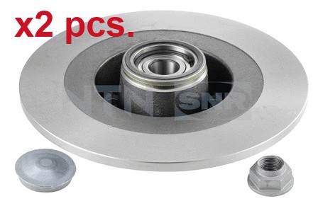 Pcs rear brake disc rotos - x2,