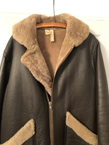 Sheepskin flying jacket warm - sheepskin,