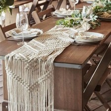 Macrame table runner - macrame,