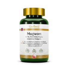 Mugwort Supplement Pure Botanical Extract Tablets Natural Health UK
