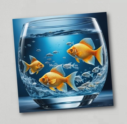 Fridge magnet goldfish - magnet,