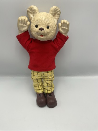 Rupert bear 1969 vintage bendy - bear,