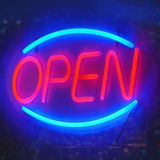 OPEN Neon Sign Night Lamp for