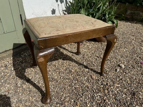Vintage georgian style stool - georgian,