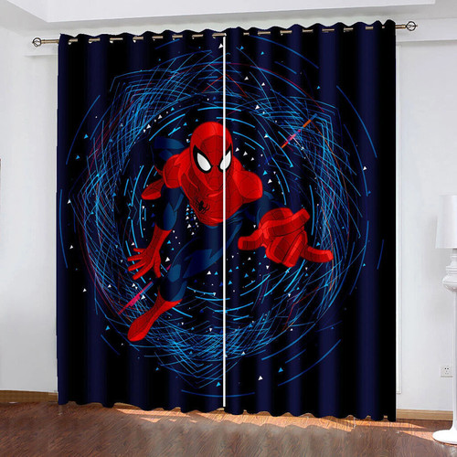 Spiderman decor curtains - 04,