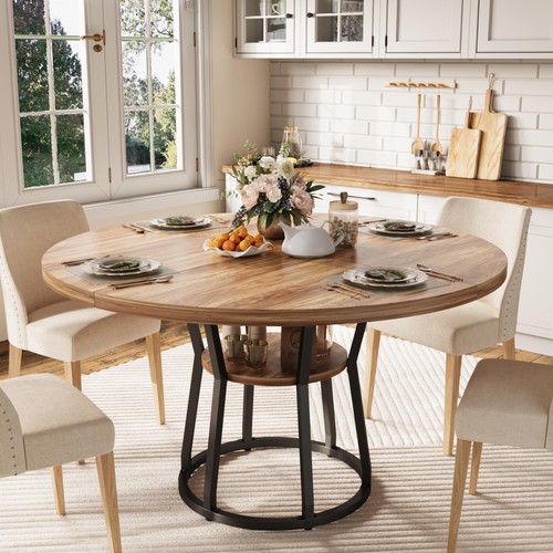 Round dining table for 6 - round,