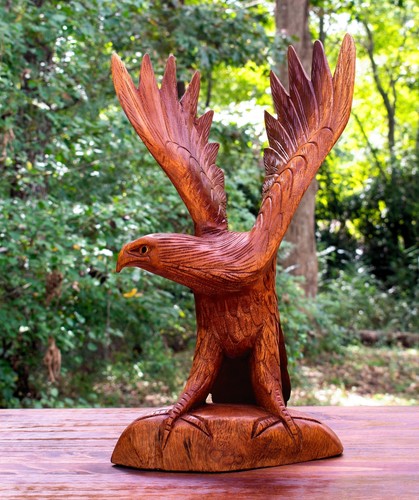Large hand carved flying - large, 16"