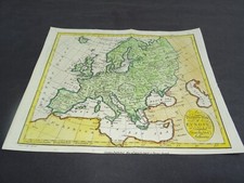 Antique map europe - map, by