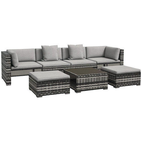 Outsunny pcs rattan garden - rattan,