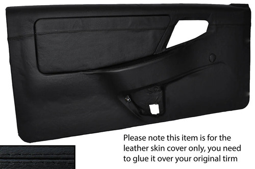 Black stitch full door card - stitch, 2x