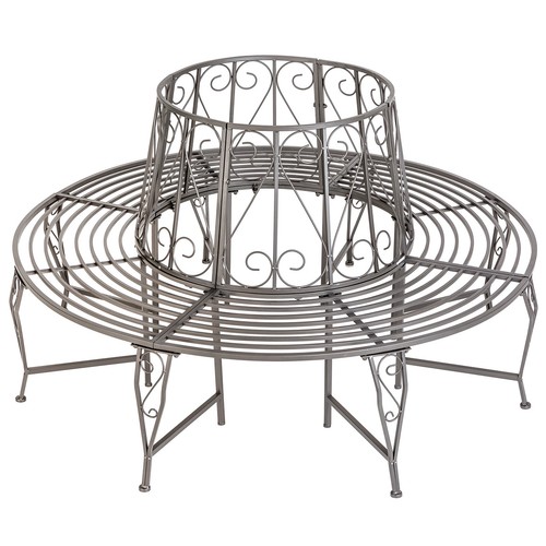 Garden bench steel 360ﾰ - garden,