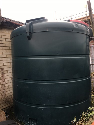 Bunded oil tank - oil, used