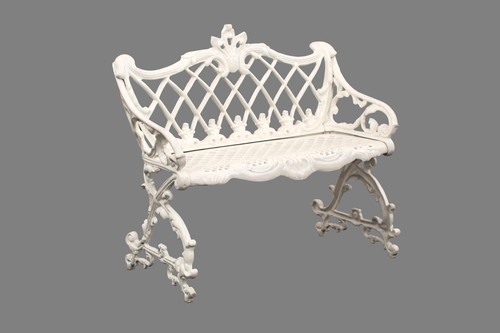 Cast iron garden bench - iron,