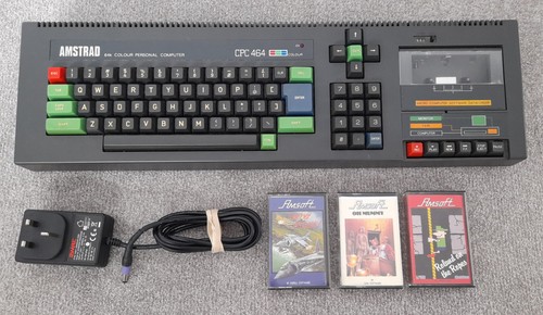 Amstrad cpc 464 - with, power