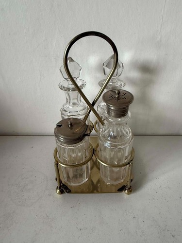 Antique cut glass - cut, &