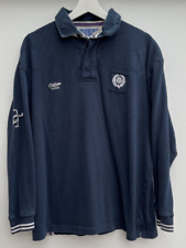 Scotland Rugby Shirt Cotton Traders Blue Long Sleeve Mens XL