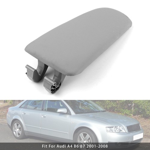 Gray leather armrest - leather,