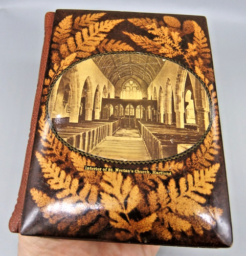 Antique mauchline fern ware - mauchline,