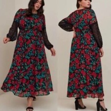 Torrid Chiffon Maxi Peasant