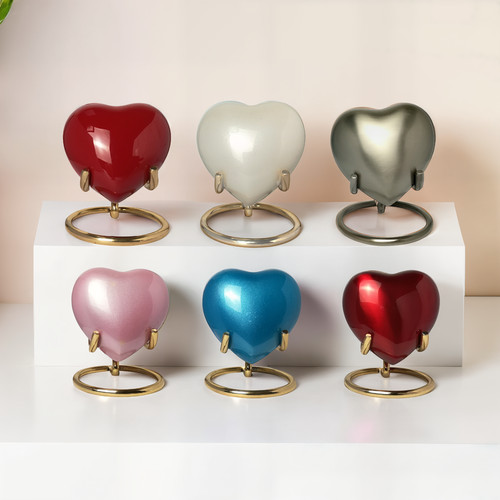 Heart urns for ashes keepsake - urns,