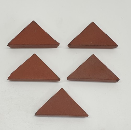 Set antique triangular - of,