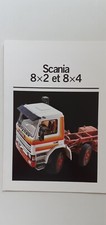 Scania: Four Wheel Truck 8x2 / 8x4 (Folding Brochure); 09/1986