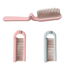 Small Plastic Folding Hair Brush Compact Pocket Size Travel Comb Convenience‹
