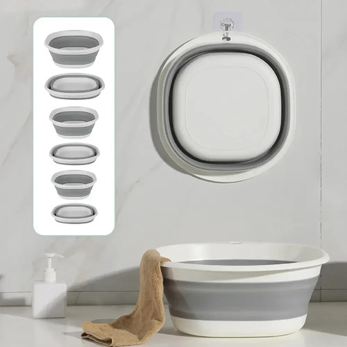 Plastic folding wash basin - folding,