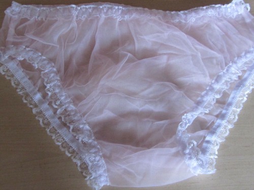 Nylon see through - through, knickers