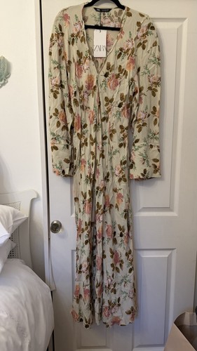 Zara vintage style floral maxi - zara,