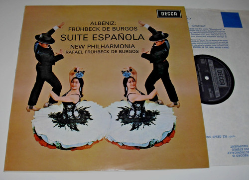 Decca sxl 6355 albeniz - decca,
