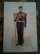 Military Postcard Drum Major