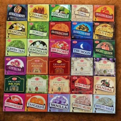 Hem incense cones - incense, natural