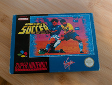 Dino Dini's Soccer  Super Nintendo SNES Video Game - Boxed CIB - EUR