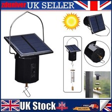Solar Powered Wind Spinner Motor Garden Hanging Ornament Electric Tool UK .