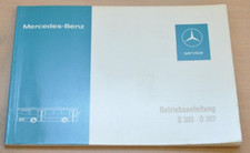Mercedes Benz Omnibus Bus O 305 307 Motor 407 Elektrik Betriebsanleitung 1976