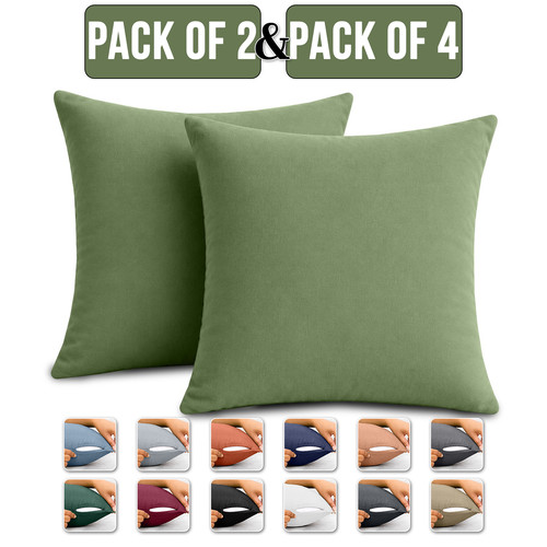 Plain dyed cushion - 2, 4