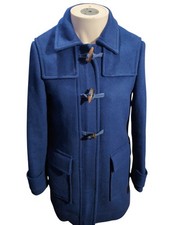 Hobbs Blue Wool Duffle Coat