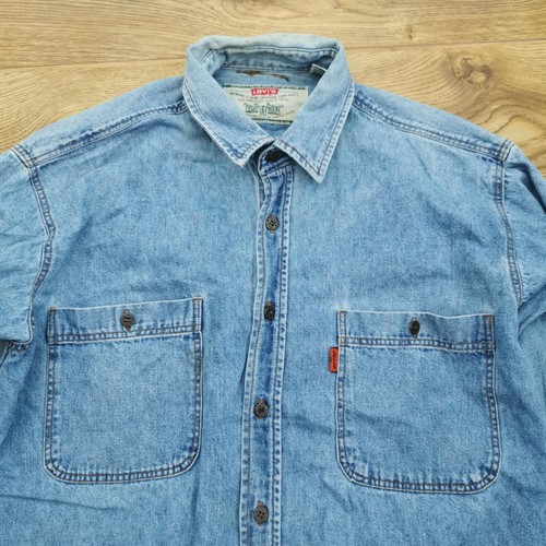 Levi shirt mens blue denim - levi's,