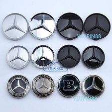 4pcs Car Wheel Center Hub Caps Cover Auto Wheel Rim HubCap For Mercedes Benz