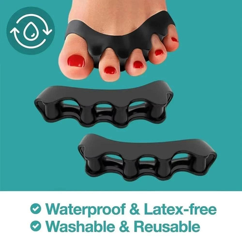2pcs silicone toe separator - silicone,