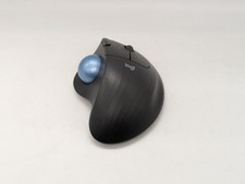 Logitech Ergo M575 wireless mouse trackball thumb Bluetooth graphite READ DESCR