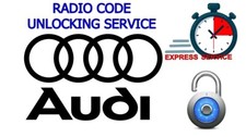 AUDI RADIO CODE PIN DECODE UNLOCK SYMPHONY NAR B7 SOUL BLAUPANKT SERVICE