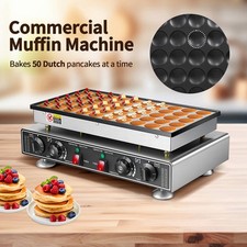 Nonstick Electric Dutch Pancake Maker 50pcs Mini Baker Machine Iron Baker 220V