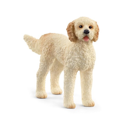 Goldendoodle dog figure farm - goldendoodle,