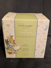 Wedgwood Peter Rabbit Christening Set - Plate, Bowl & Mug